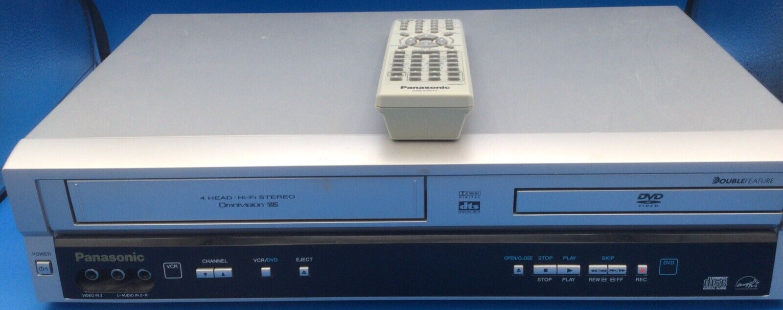PANASONIC DVD VCR Combo Player Model PVD734S With
