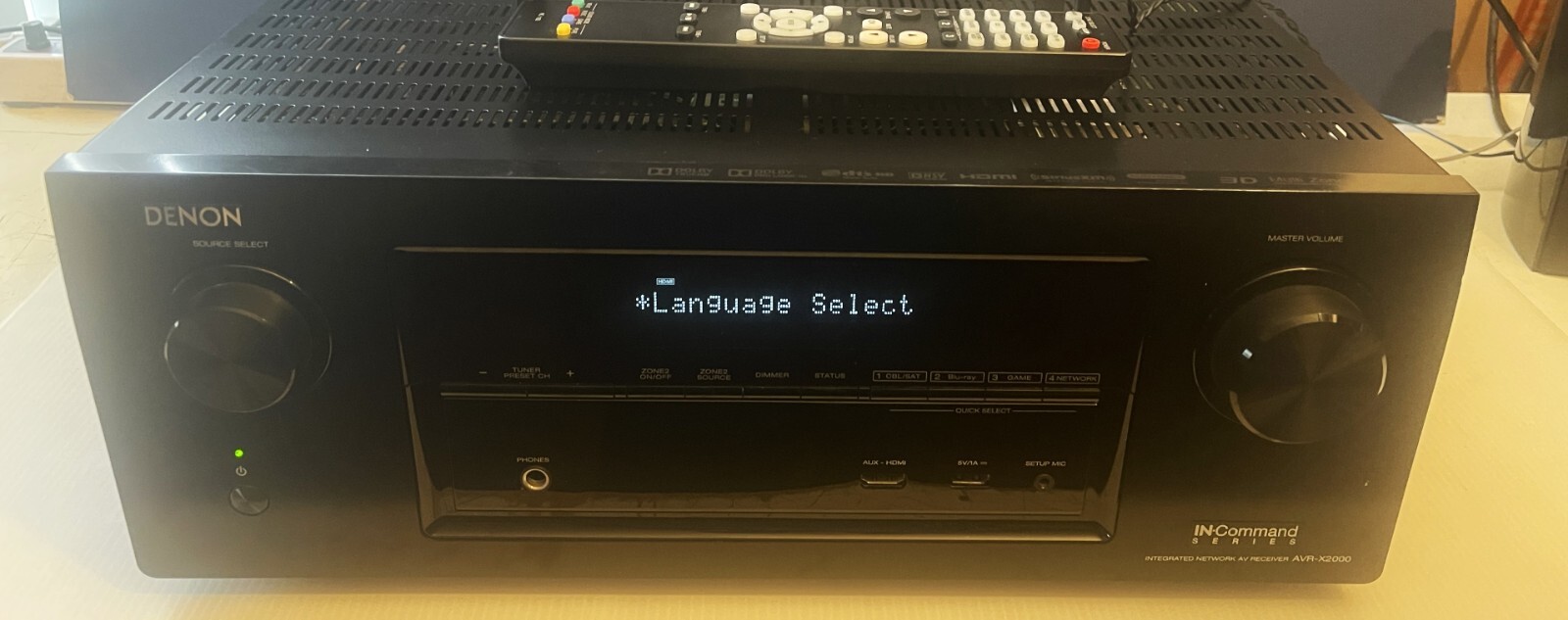 Denon デノン アンプ AVR-X2000 AVR-X2000 - 7.1 Ch. 95W 4K AV Receiver | Denon - United States