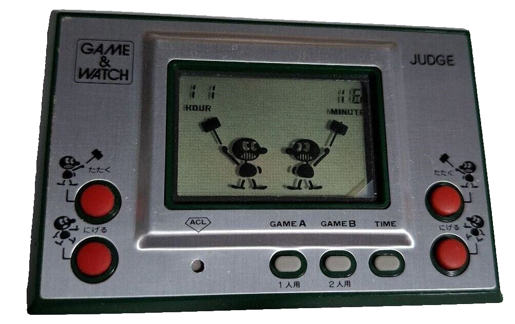 GAME & WATCH Judge 任天堂 NINTENDO GAME AND & and WATCH Judge 1980 Direct From Japan