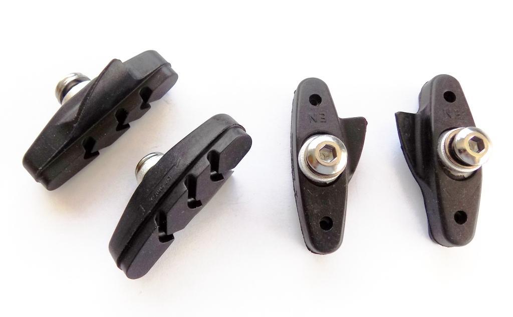 4 Pads PROMAX Route Course Vélo étrier De Frein Blocs Patins Chaussures 54 mm 2 Paires
