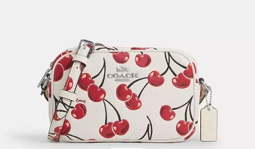 Coach Mini Jamie Camera Crossbody Bag With Cherry Print | eBay