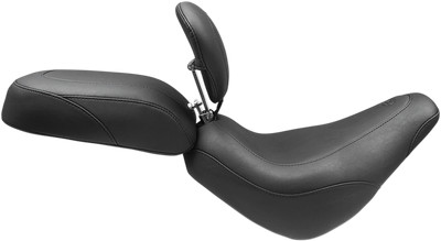 Mustang Wide Tripper Solo Front And Rear Seats Black 75163