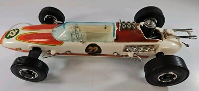 TESTORS ONE SPRITE SPECIAL IN RACE CAR GAS POWERED TETHER CAR 1970s