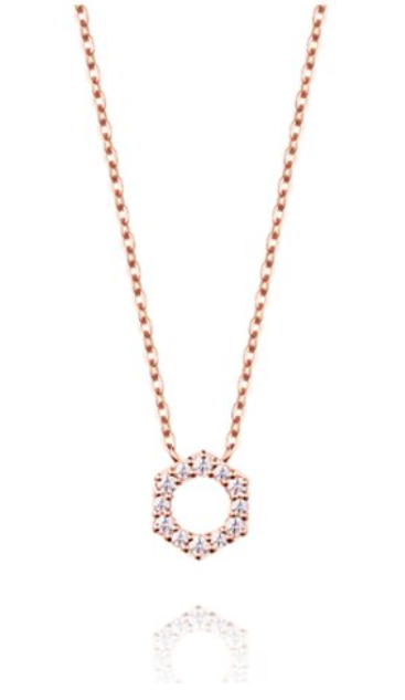StoneHenge Connection 14K Necklace SA24A60F 14K Rose Gold
