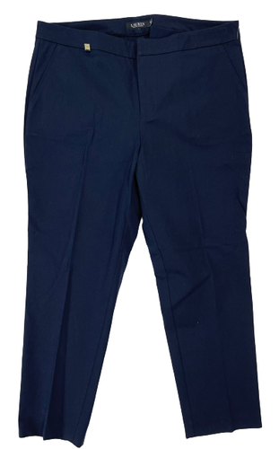 LAUREN RALPH LAUREN WOMEN'S PANTS NAVY