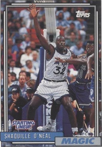 1992-93 Topps Kenner Starting Lineup - Shaquille O'Neal #47SL