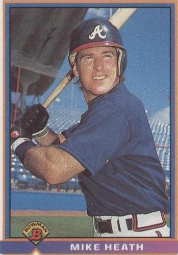 1991 Bowman - Mike Heath #589