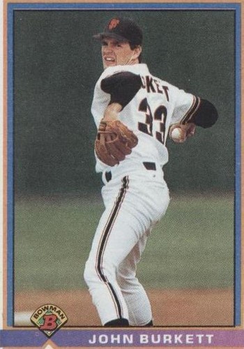 1991 Bowman - John Burkett #637
