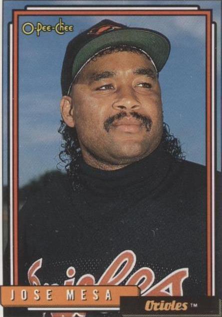 O-Pee-Chee 1992 - Jose Mesa #310