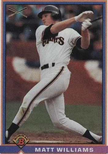 1991 Bowman - Matt Williams #378