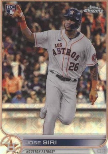 2022 Topps Chrome Logofractor Edition - Jose Siri #9