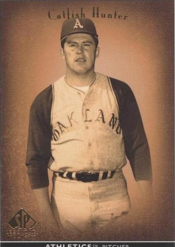 2002 SP Legendary Cuts - Catfish Hunter #76