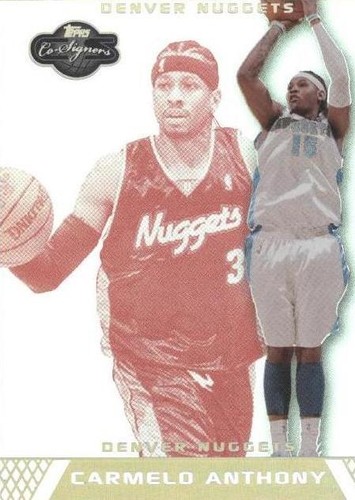2007-08 Topps Co-Signers - Carmelo Anthony/Allen Iverson #15