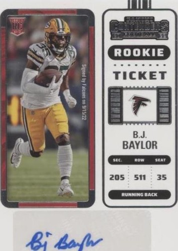 2022 Panini Contenders B.J. Baylor #302