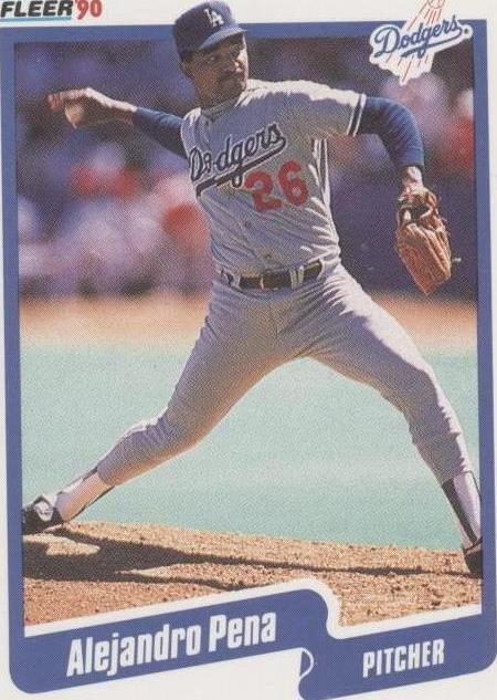 1990 Fleer - Alejandro Pena #405