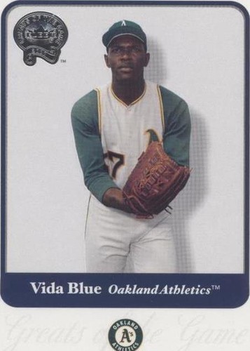 2001 Fleer Greats of the Game - Vida Blue #86