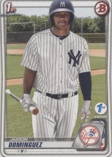 PSA 10 JASSON DOMINGUEZ 1st 2020 Bowman Paper Yankees Rookie