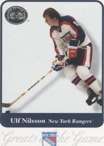 2001-02 Fleer Greats of the Game - Ulf Nilsson #26