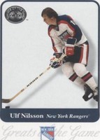 2001-02 Fleer Greats of the Game - Ulf Nilsson #26