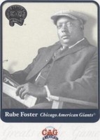 2001 Fleer Greats of the Game - Rube Foster #111