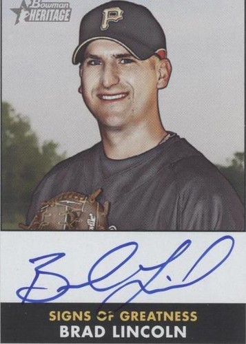 2007 Bowman Heritage - Brad Lincoln #SG-BL