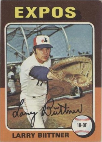 1975 Topps Mini - Larry Biittner #543