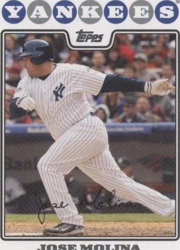 2008 Topps Updates & Highlights - Jose Molina #UH39