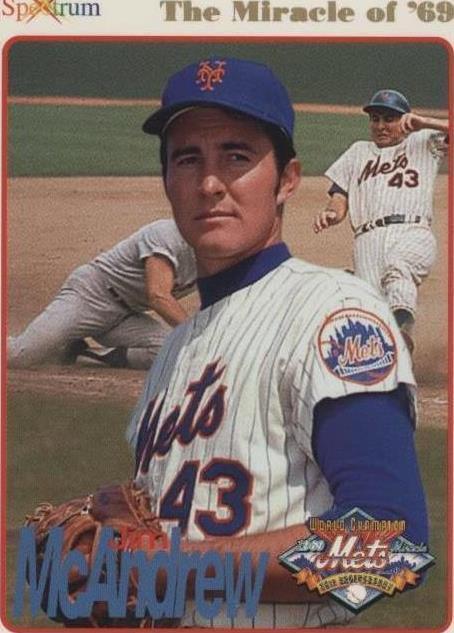 1994 Spectrum The Miracle of '69 New York Mets - Jim McAndrew #24