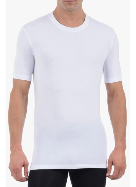 Tommy John Undershirt Cotton Basics Crew Neck T Shirt White