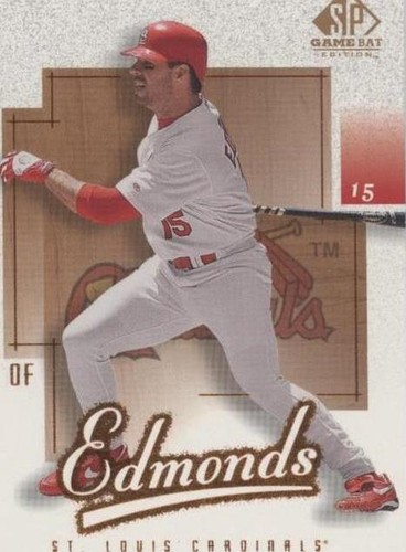 2001 SP Game Bat Edition - Jim Edmonds #55