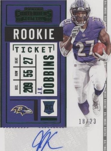 2020 Panini Playoff J.K. Dobbins #123