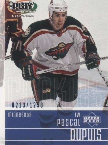 2001-02 Upper Deck Play Makers Limited - Pascal Dupuis #122