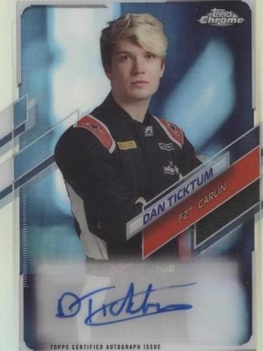 2021 Topps Chrome Formula 1 - Dan Ticktum #CA-DT