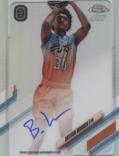 2021-22 Topps Chrome OTE Overtime Elite - Bryson Warren #CA-BW1