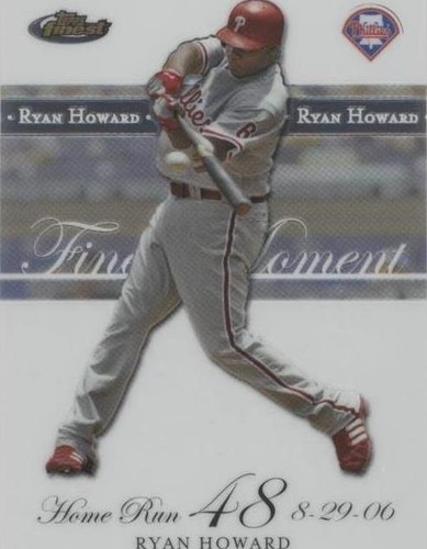 2007 Topps Finest - Ryan Howard #RH-HR 48