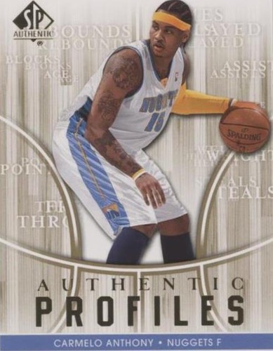 2008-09 SP Authentic - Carmelo Anthony #AP-33