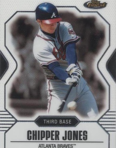 2007 Topps Finest - Chipper Jones #3