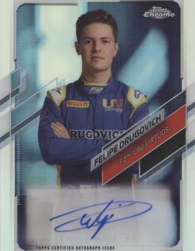 2021 Topps Chrome Formula 1 - Felipe Drugovich #CA-FD
