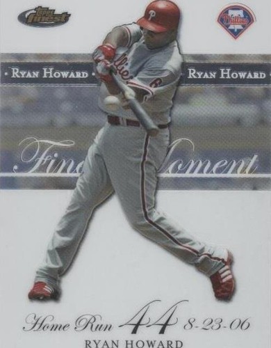2007 Topps Finest - Ryan Howard #RH-HR 44