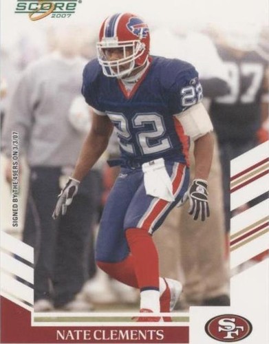 2007 Score Nate Clements #127