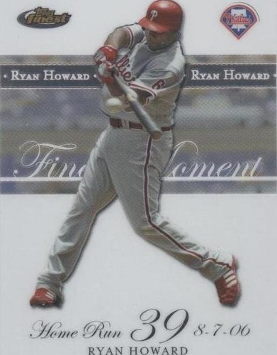 2007 Topps Finest - Ryan Howard #RH-HR 39
