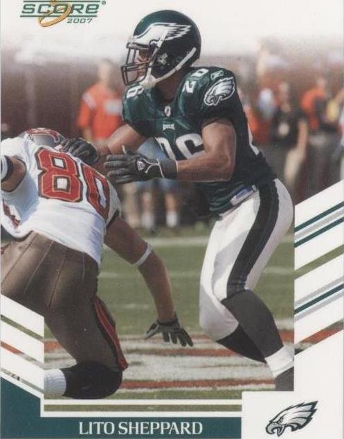 2007 Score Lito Sheppard #25