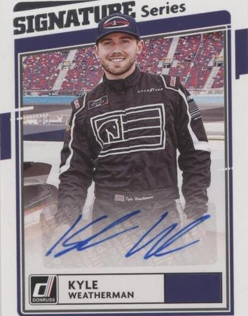 2021 Panini Donruss NASCAR - Kyle Weatherman #SS-KW