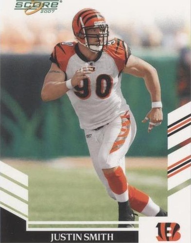 2007 Score Justin Smith #191