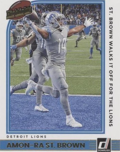 2022 Panini Donruss Amon-Ra St. Brown #H-ASB