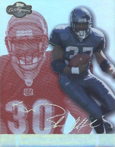 2007 Topps Co-Signers Kenny Irons Shaun Alexander #23