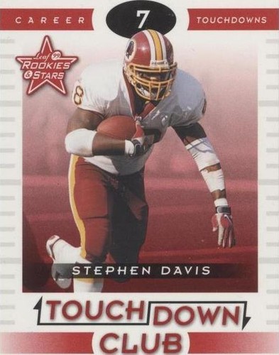 1999 Leaf Rookies & Stars Stephen Davis #TC-18