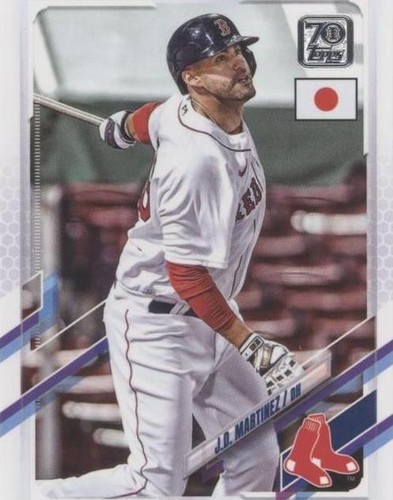 J.D. MARTINEZ 2021 Topps Japan Edition RED PARALLEL #/5 Red