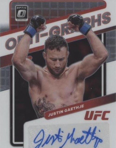 その他 2022 Donruss Optic UFC JUSTIN GAETHJE 2022 Panini Donruss Optic UFC - Blue Velocity Prizm #98