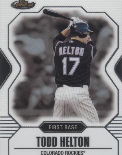 2007 Topps Finest - Todd Helton #95